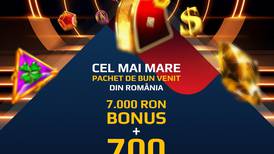 Cel mai mare bonus la casino online din Romania, 7000 RON si 700 rotiri