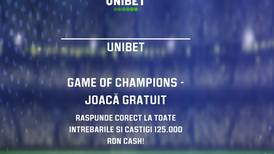 Game of Champions - Concurs gratuit de pronosticuri pe Unibet